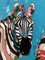 Rafal Gadowski, Zebras 10, Oil on Canvas, 21st Century 3