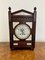 Victorian Ebonies Aesthetic Movement Mantle Clock, 1880s 1