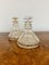 George III Cut Glass Ships Decanters, 1900s, Set of 2 1