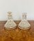 George III Cut Glass Ships Decanters, 1900s, Set of 2 3