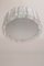 Lampada da soffitto in vetro color ghiaccio di Doria Leuchten, Germania, anni '60, Immagine 2