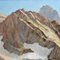 Etienne Albrieux, Paesaggio di montagna, 1945, Olio su cartone, Immagine 6