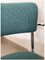 Vintage Esszimmerstühle aus Metall & Türkisfarbenem Stoff im Stil von Gispen, 1960er, 2er Set 7