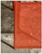 Sillas apilables vintage en rojo de metal perforado, años 80. Juego de 6, Imagen 5