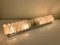 Large Ice Glass Tube Wall Sconce from Limburg, 1970s 9