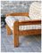 Vintage Scandinavian Armchair in Pine and Fabric, Image 9
