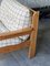 Skandinavischer Vintage Sessel aus Kiefernholz & Stoff 6
