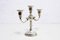 Silver Plated Candleholder, 1960s 1