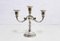 Silver Plated Candleholder, 1960s 8