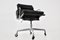 Black Leather Soft Pad Armchair by Charles & Ray Eames for Herman Miller, 1970s 7