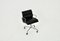 Black Leather Soft Pad Armchair by Charles & Ray Eames for Herman Miller, 1970s 2