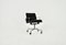 Fauteuil en Cuir Noir Soft Pad par Charles & Ray Eames pour Herman Miller, 1970s 1