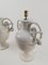 Lampes de Bureau Art Nouveau Milieu du 20ème Siècle en Céramique Blanche par Bassanello Ceramics, Italie, 1940s, Set de 2 17