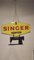 Singer Sign in Yellow, 1950s, Image 1