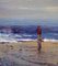 Barbara Hubert, The Beach, 2021, Huile sur Carton 5