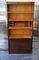 Mid-Century German Office Cabinet with Integrated Pull-Out Writing Plate in Brown Oak Veneer, 1950s 5