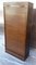 Mid-Century German Office Cabinet with Integrated Pull-Out Writing Plate in Brown Oak Veneer, 1950s 3