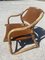 Safari Chair in Bamboo and Leather, Denmark, 1960s, Image 3