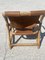 Safari Chair in Bamboo and Leather, Denmark, 1960s, Image 5