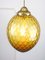Mid-Century Amber Murano Glass Lamp from Empoli 3