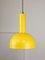 Lámpara vintage pequeña de metal amarillo, Imagen 5