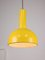 Small Vintage Yellow Metal Lamp, Image 4