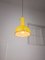 Small Vintage Yellow Metal Lamp, Image 3