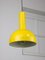 Small Vintage Yellow Metal Lamp 1