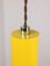 Small Vintage Yellow Metal Lamp, Image 8