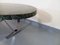 Large Vintage Oval Coffee Table in Stone and Chromed Metal, 1970s 7
