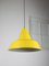 Vintage Yellow Metal Lamp 1