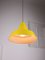 Vintage Yellow Metal Lamp 6