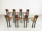 Brutalist Dining Chairs, 1970s, Set of 8, Image 9