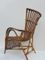 Vintage Rattan Lounge Chair by Dirk van Sliedregt for Jonkers, Image 4