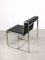 Vintage Bauhaus Black Chair in Chrome and Leatherette, Image 7