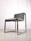 Vintage Bauhaus Black Chair in Chrome and Leatherette 2