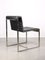 Vintage Bauhaus Black Chair in Chrome and Leatherette, Image 3