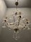 Lámpara de araña con flores de cristal de Murano, años 50, Imagen 3