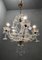 Murano Crystal Flower Chandelier, 1950s, Image 2