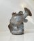 Stoneware Dragon Fish Sculpture by Carl Hugo Liisberg for Saxbo, 1940s 4