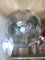 Olive-Green and Transparent Sphere Lamp in Murano Glass from Simoeng, 1990s 6