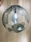 Lampada sferica verde oliva e trasparente in vetro di Murano di Simoeng, anni '90, Immagine 5