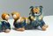 Early 20th Century Chinese Ceramic Foo Dogs, Set of 2 4