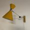 Gelbe Diabolo Wandlampe von Herda, 1970er 2