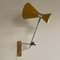 Yellow Diabolo Wall Light by Herda, 1970s, Image 4