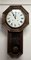 Large Oak Railway Regulator Drop Dial Wall Clock, Image 2