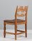 Model Razoblade Oak Dining Chair attributed to Henning Kjærnulf, Denmark, 2023, Image 6