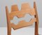 Model Razoblade Oak Dining Chair attributed to Henning Kjærnulf, Denmark, 2023 3