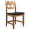 Model Razoblade Oak Dining Chair attributed to Henning Kjærnulf, Denmark, 2023, Image 1