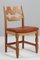 Model Razoblade Oak Dining Chair attributed to Henning Kjærnulf, Denmark, 2023, Image 1